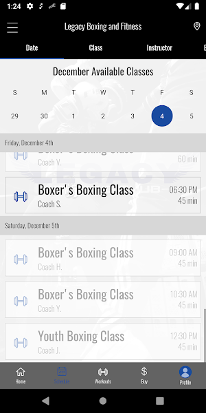 Legacy Boxing and Fitness Screenshot 2