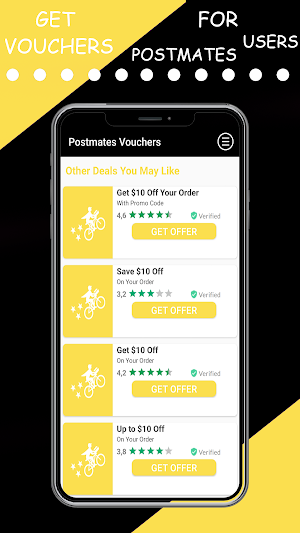 Vouchers for Postmates users Screenshot 2