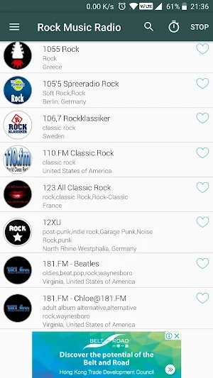 Rock Music Radio Screenshot 0