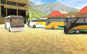 Coach Bus 3D Simulator- Public Bus Driving Screenshot 1