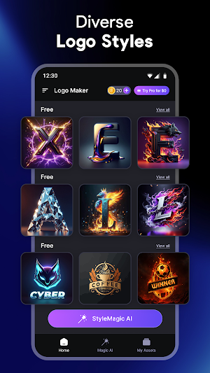 LogoX - AI Logo Maker Screenshot 0