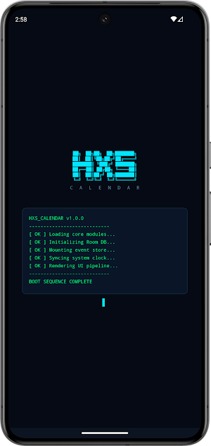 HXS Calendar Screenshot 1