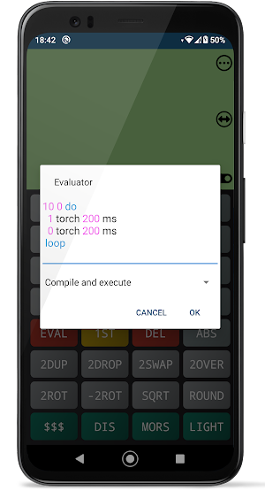 Forth Calculator Pro Screenshot 1
