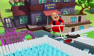 Motu Patlu Mow My Garden Screenshot 2