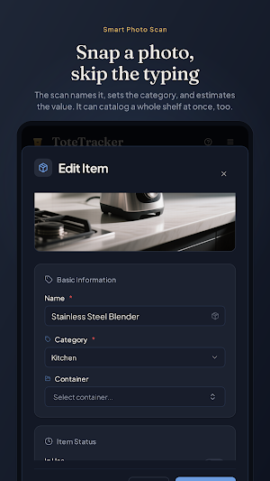 ToteTracker: Home Inventory Screenshot 1