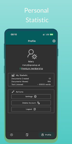 SpeakUp AI - Text to Speech Screenshot 3