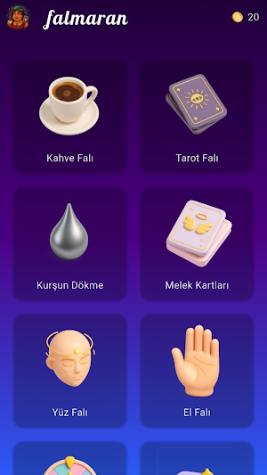 Falmaran - Kahve Falı, Tarot Screenshot 0