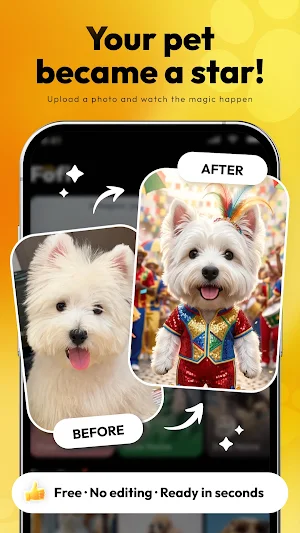 Fofi - Efeitos AI para Pets Screenshot 0