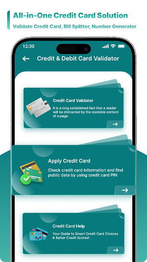 Online Credit Card Validator Screenshot 0