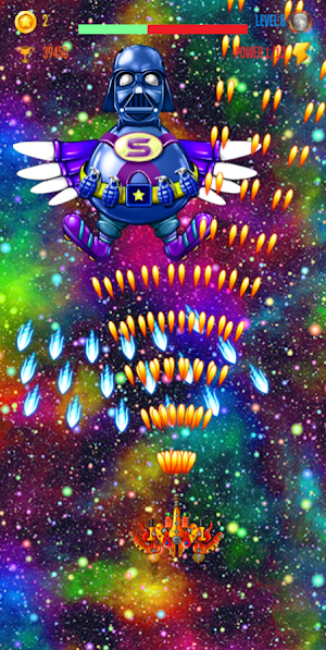 Chicken Attack Galaxy Screenshot 0