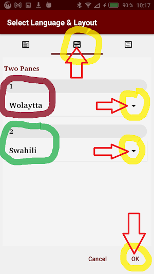 Wolaytta with Swahili English Screenshot 3