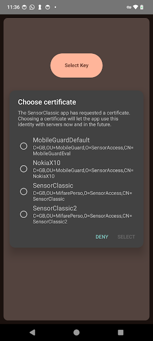 Sensor Classic Screenshot 0