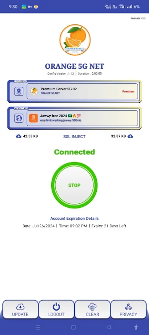 Orange 5G Net Screenshot 3