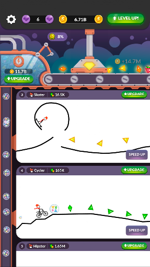 Idle Line Driver Tycoon - Rider Simulator Screenshot 2