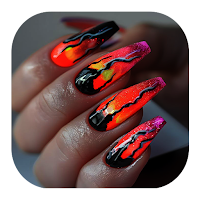 Animal Abstract Nail Design