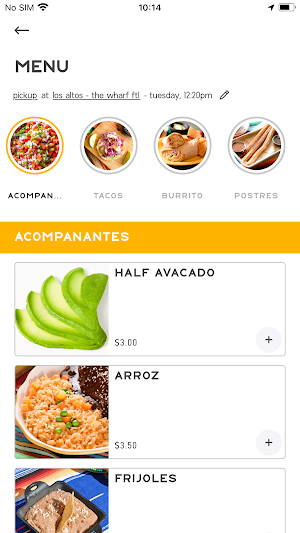 Los Altos Taquerias Screenshot 2