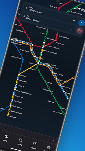 Washington DC Metro Map Screenshot 1