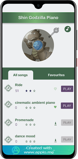 Shin Godzilla Piano Screenshot 2