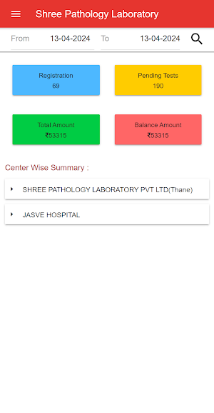 Shree Pathology Laboratory Screenshot 2