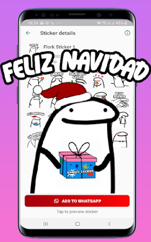 Wasticker  FLORK para whatsapp Screenshot 3