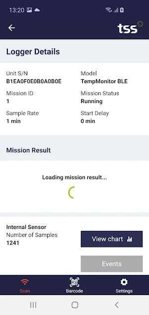 TSS TempView Screenshot 1