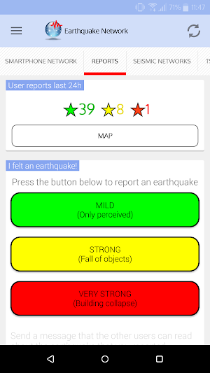 🚨 Earthquake Network - Realtime alerts Screenshot 3