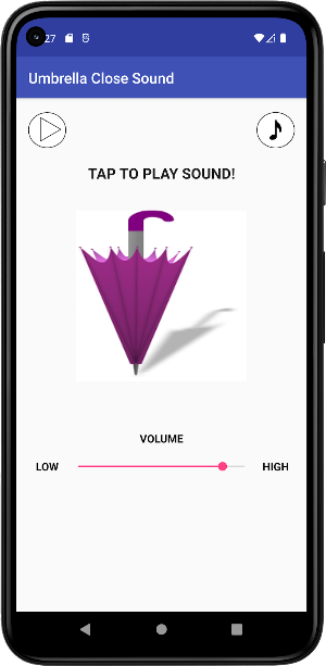 Umbrella Close Sound Screenshot 3