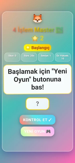 Dört İşlem Master Screenshot 2