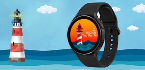 Lighthouse Animated Watch Face Screenshot 0