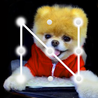Puppy Dog Pattern Lock Screen