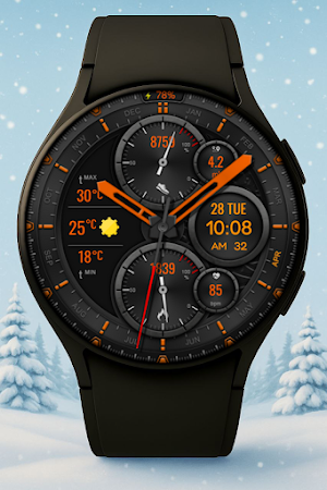 Silent Hybrid Watch Face Screenshot 3