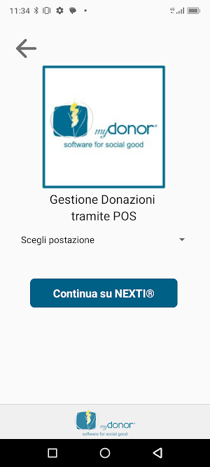 myDonor SmartPos Screenshot 1