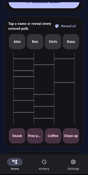 Ladder Game Random Picker Screenshot 1