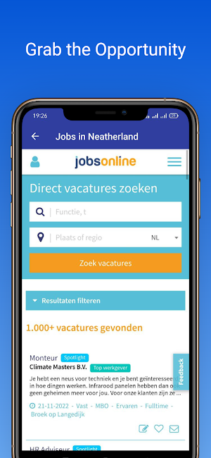 Netherland Jobs Hub Screenshot 2