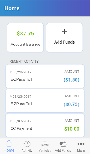 NC Toll Manager Screenshot 0