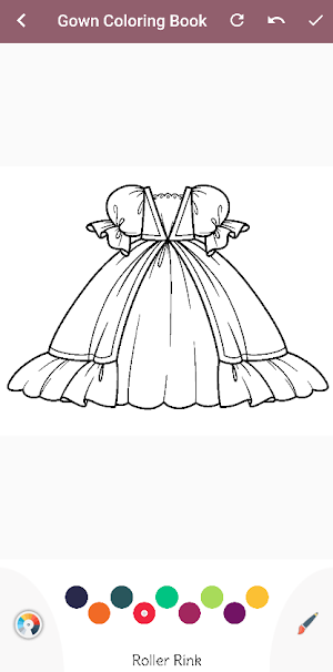 Fashion Gown Coloring Book Screenshot 2