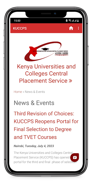 KUCCPS App Screenshot 3