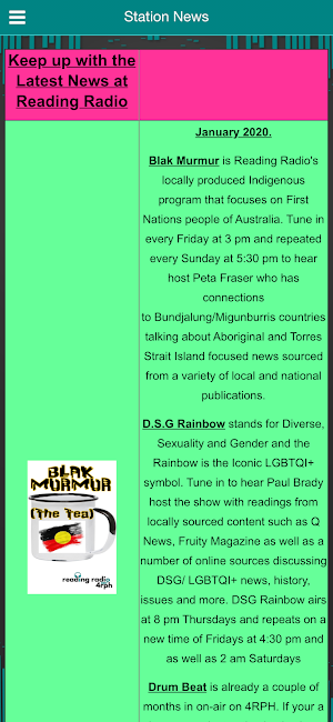 Reading Radio App Screenshot 2