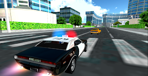 Flying Police Car Driving Screenshot 3