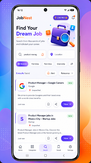 JobNest-Find Jobs Screenshot 1