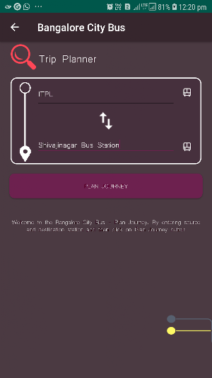 Bangalore City  Bus Screenshot 2