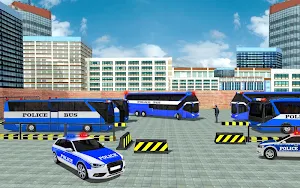Jail Prisoner Police Truck Transport Parking Screenshot 3