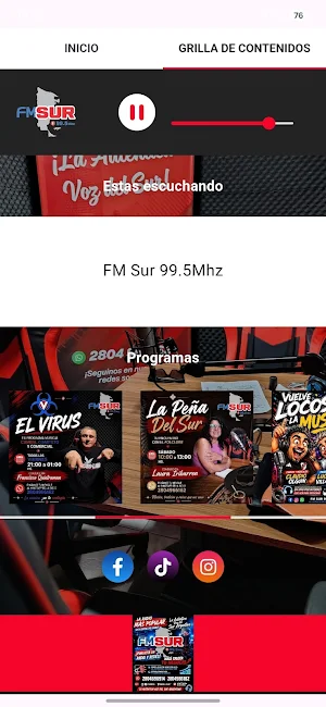 FM Sur 99.5Mhz Screenshot 1