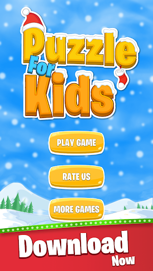 Kids Puzzles - Christmas Jigsaw game 🎄🎄 Screenshot 0