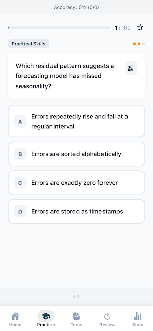 Time Series Fundamentals Quiz Screenshot 1