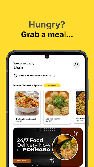 Khanekura - 24/7 Food Delivery Screenshot 0