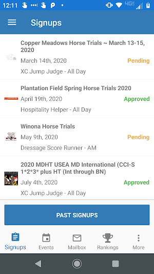 Eventing Volunteers 2 Screenshot 0
