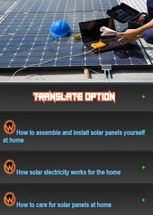 Learn to assemble solar electricity Screenshot 0