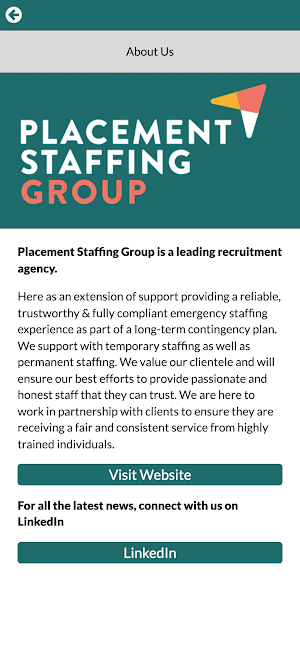 Placement Staffing Group Screenshot 1