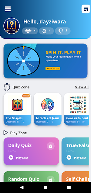 Ultimate Bible Quiz Screenshot 0